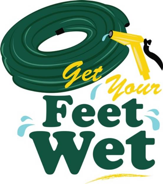 Picture of Get Feet Wet SVG File
