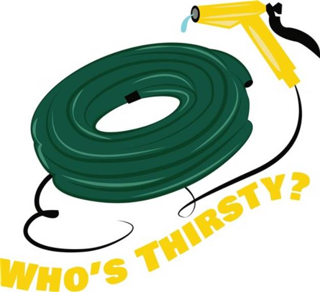 Picture of Whos Thirsty SVG File