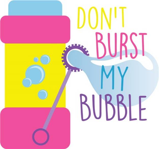 Picture of Burst My Bubble SVG File