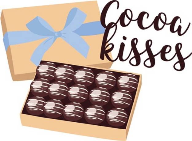 Picture of Cocoa Kisses SVG File