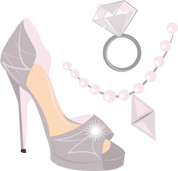 Picture of Bridal Accessories SVG File