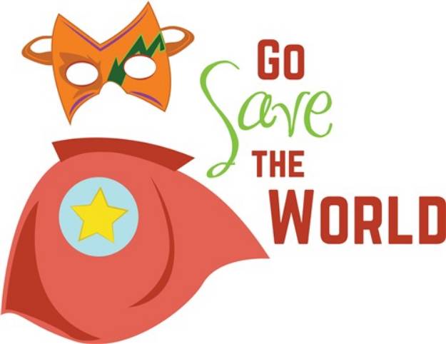 Picture of Save The World SVG File