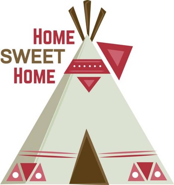 Picture of Teepee Home SVG File