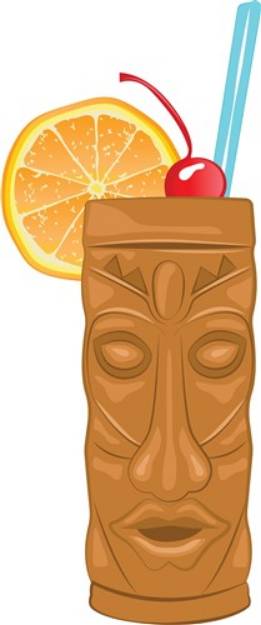 Picture of Tiki Drink SVG File