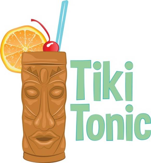 Picture of Tiki Tonic SVG File