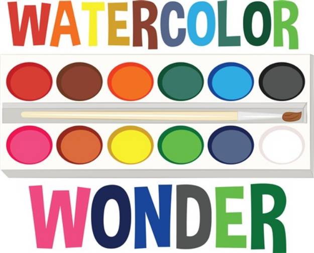 Picture of Watercolor Wonder SVG File