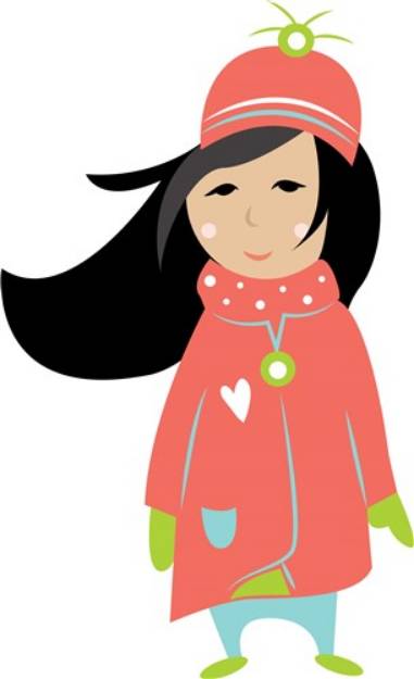 Picture of Winter Girl SVG File