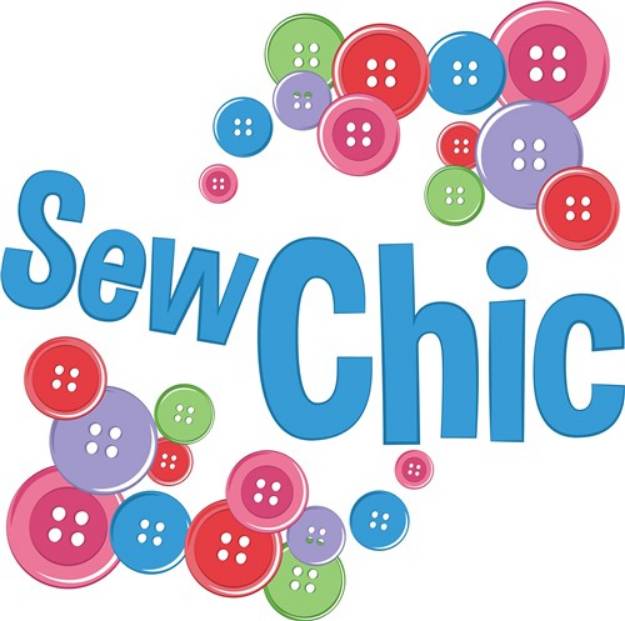 Picture of Sew Chic SVG File