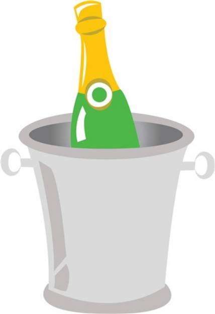 Picture of Champagne Bucket SVG File