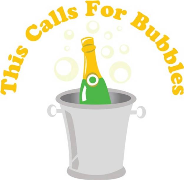 Picture of Calls For Bubbles SVG File
