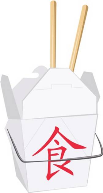 Picture of Chinese Take Out SVG File