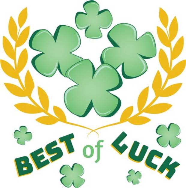 Picture of Best Of Luck SVG File