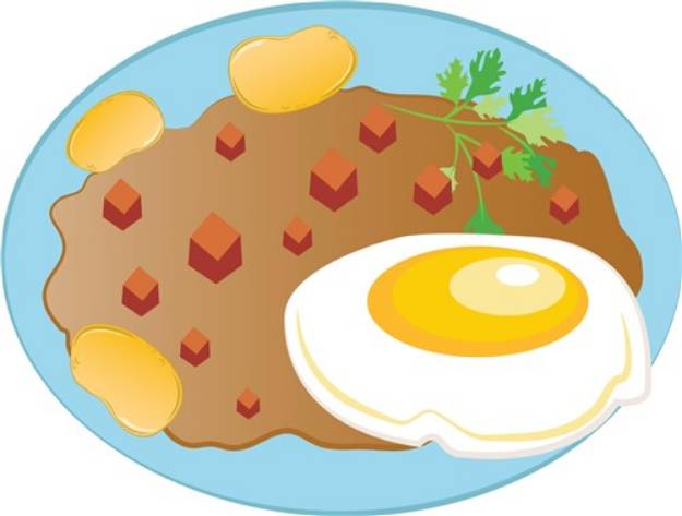 Picture of Corned Beef Hash SVG File