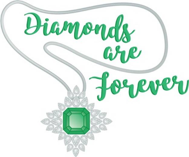 Picture of Diamonds Forever SVG File