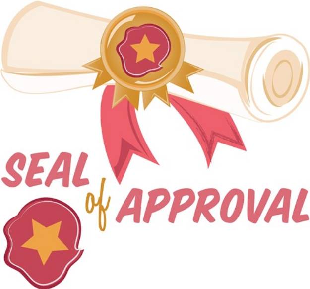 Picture of Seal Of Approval SVG File