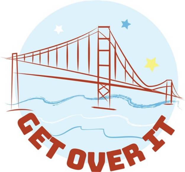 Picture of Get Over It SVG File