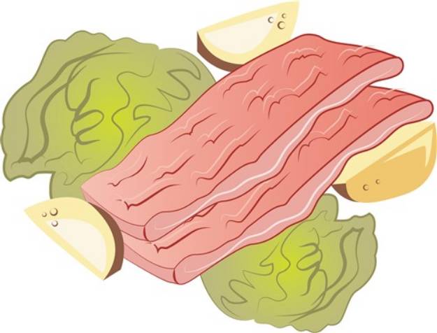 Picture of Beef Cabbage SVG File