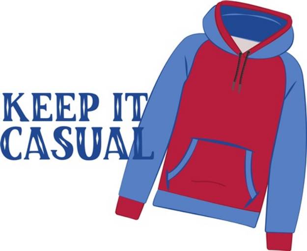 Picture of Keep Casual SVG File
