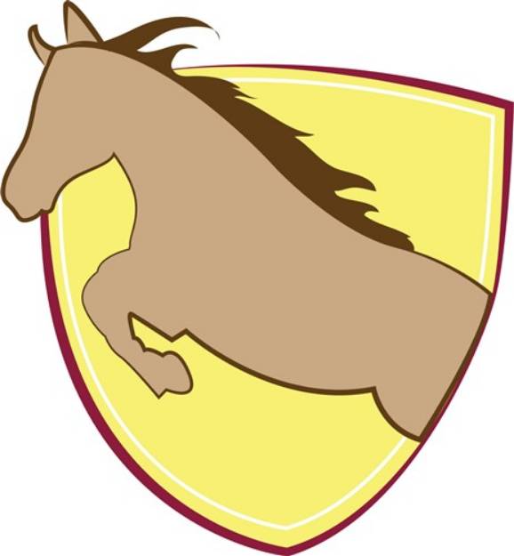 Picture of Horse Shield SVG File