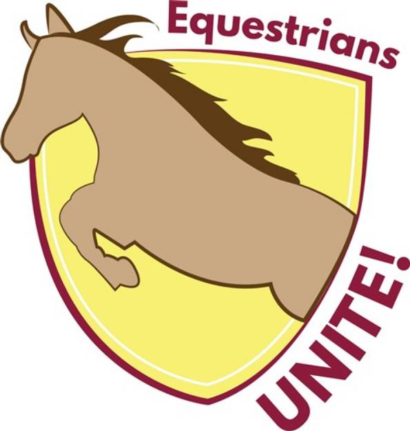 Picture of Equestrians Unite SVG File