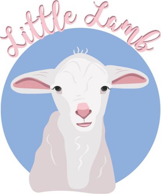 Picture of Little Lamb SVG File