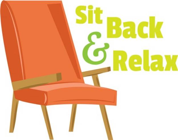 Picture of Sit Back SVG File