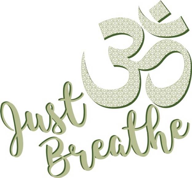 Picture of Just Breathe SVG File