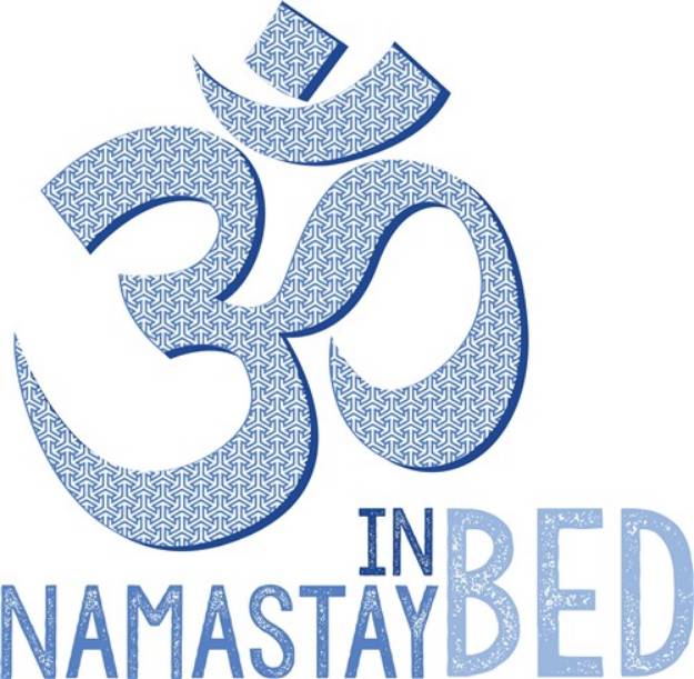 Picture of Namastay In Bed SVG File