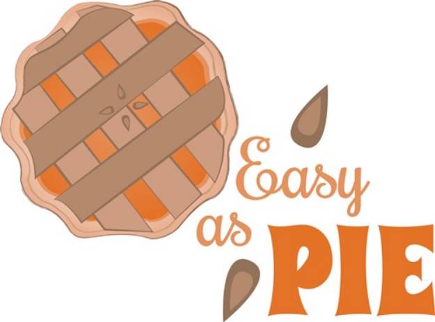 Picture of Easy As Pie SVG File