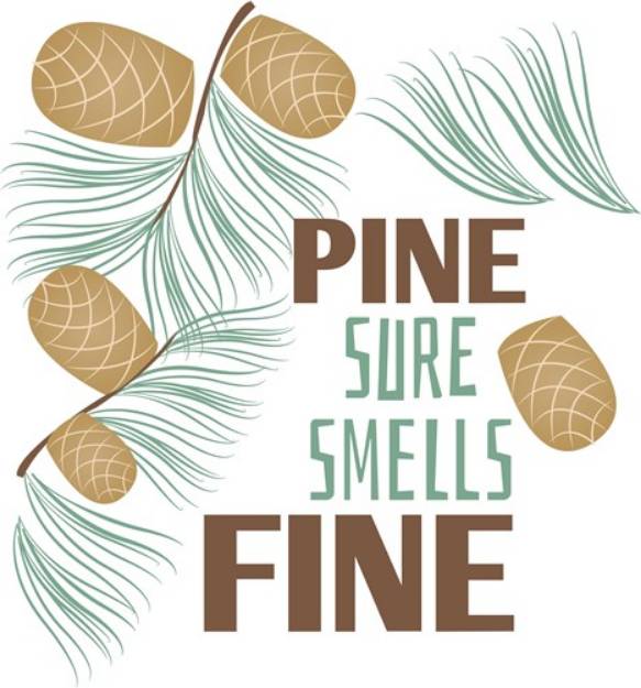 Picture of Pine Fine SVG File