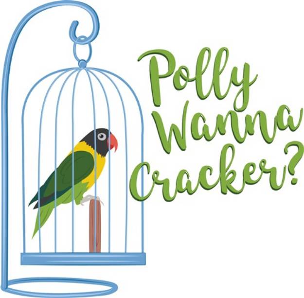 Picture of Polly Wanna Cracker SVG File