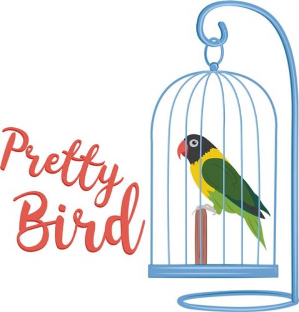 Picture of Pretty Bird SVG File