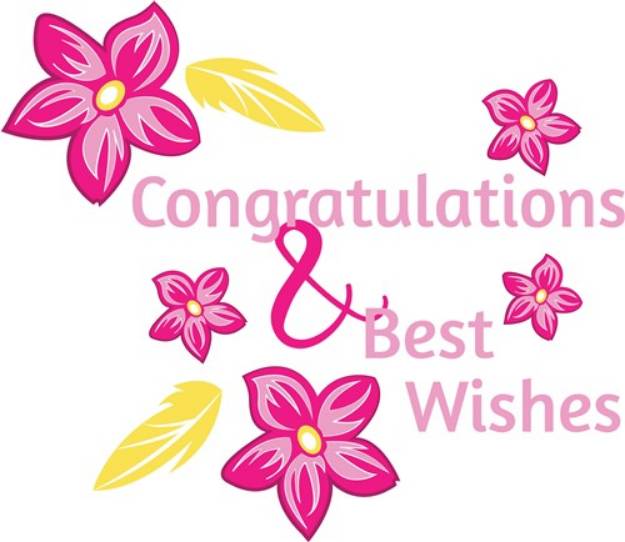 Picture of Best Wishes SVG File
