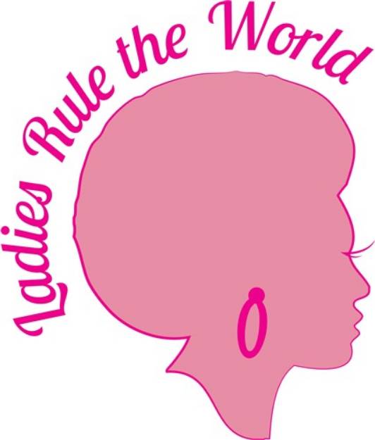 Picture of Ladies Rule SVG File