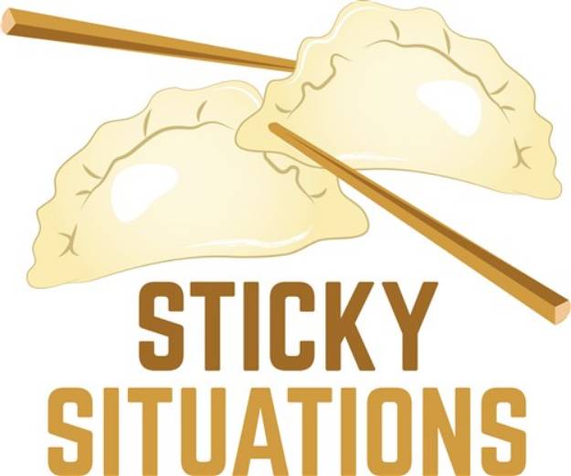 Picture of Sticky Situations SVG File