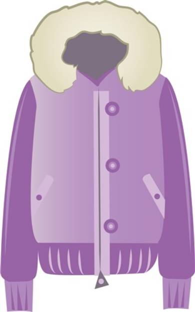 Picture of Purple Coat SVG File