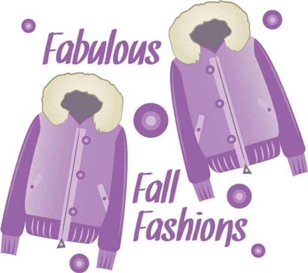Picture of Fall Fashions SVG File