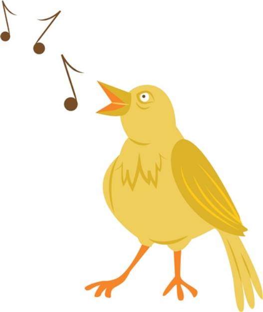 Picture of Music Bird SVG File
