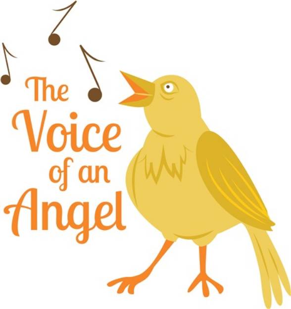 Picture of Voice Of Angel SVG File