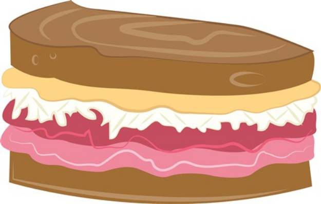 Picture of Reuben Sandwich SVG File