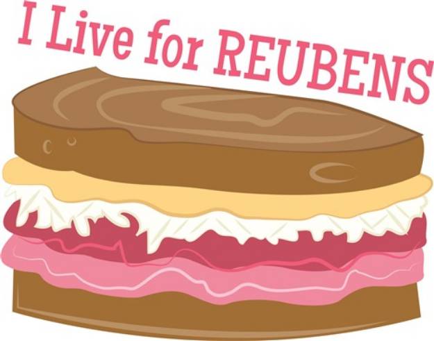 Picture of Live For Reubens SVG File