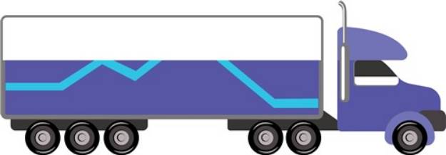 Picture of 18 Wheeler SVG File