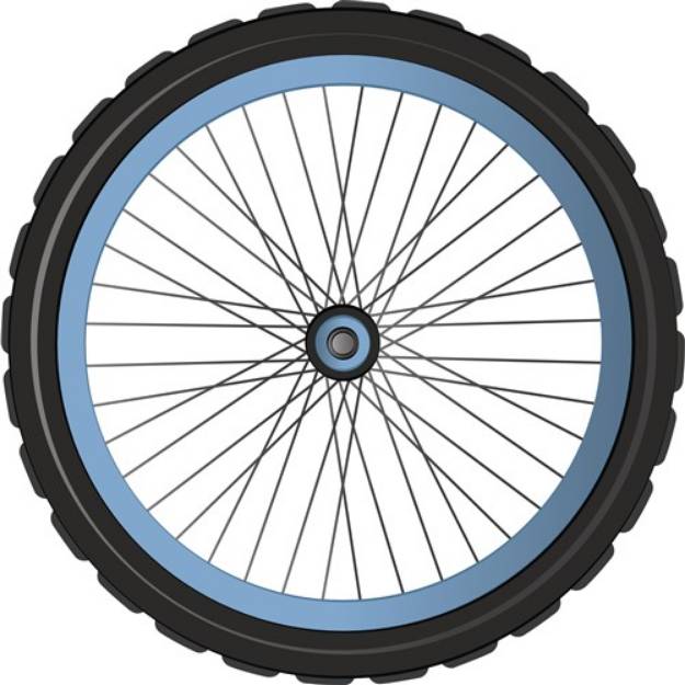 Picture of Bike Wheel SVG File