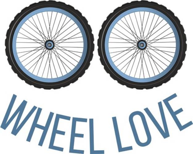Picture of Wheel Love SVG File