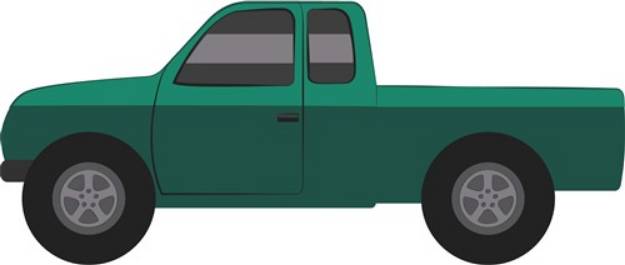 Picture of Pick Up Truck SVG File
