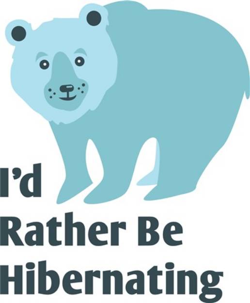 Picture of Hibernating Bear SVG File