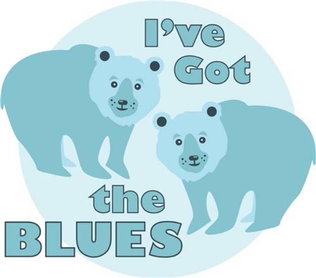 Picture of Got The Blues SVG File