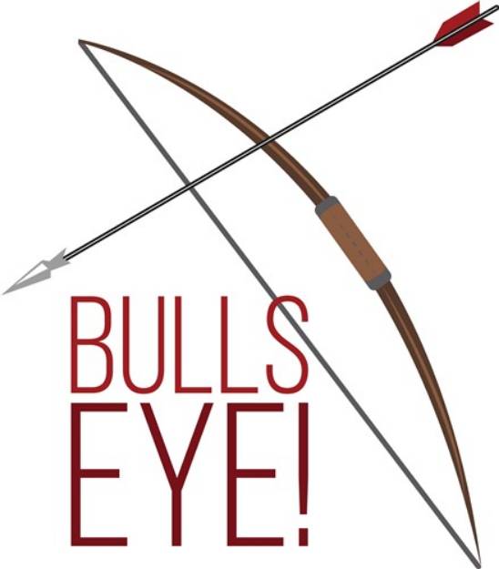 Picture of Bulls Eye! SVG File