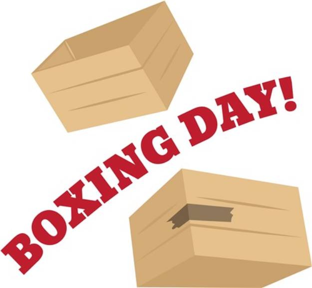 Picture of Boxing Day! SVG File