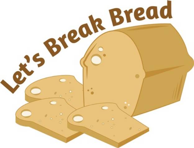 Picture of Break Bread SVG File